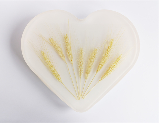 Pryskyřicové srdce Obilné klasy