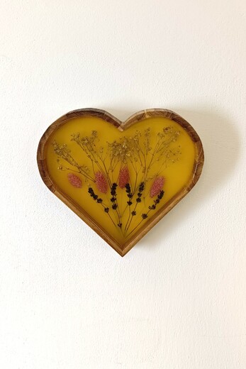 Srdce Kvítí ve žluté
