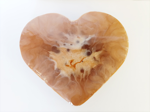 Pryskyřicové srdce Espresso