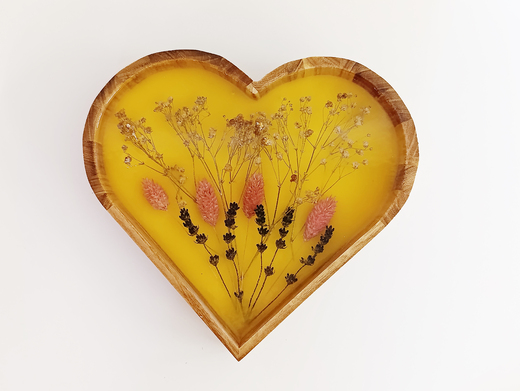 Srdce Kvítí ve žluté